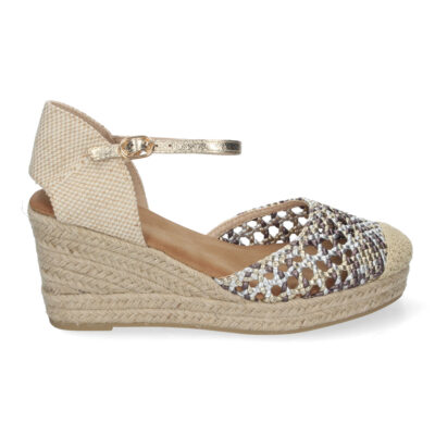 Sandalia de Cuña para Mujer, Cómda y Elegante, Forrada de Yute - Imagen 2