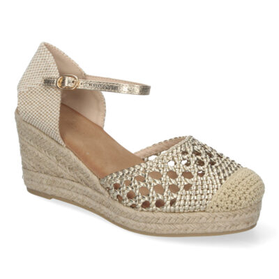 Sandalia de Cuña para Mujer, Cómda y Elegante, Forrada de Yute - Imagen 3