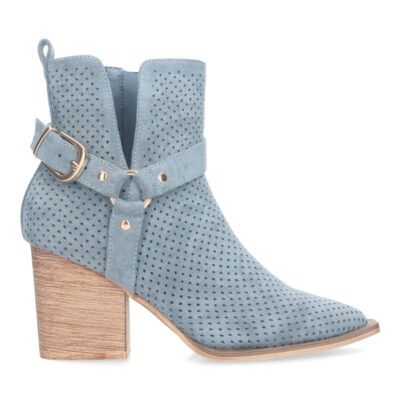 Botines de Mujer con Tacón Campero Elegantes - Imagen 2