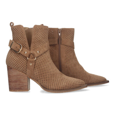 Botines de Mujer con Tacón Campero Elegantes - Imagen 5