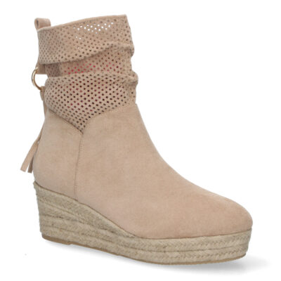 Botines con Cuña de Yute para Mujer. Cómodas - Imagen 3