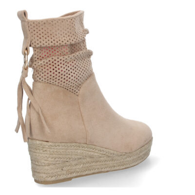 Botines con Cuña de Yute para Mujer. Cómodas - Imagen 4
