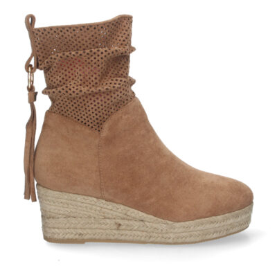 Botines con Cuña de Yute para Mujer. Cómodas - Imagen 2