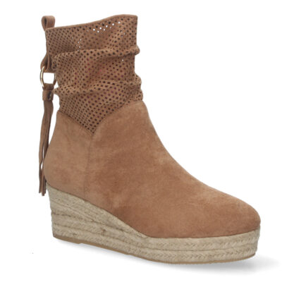 Botines con Cuña de Yute para Mujer. Cómodas - Imagen 3