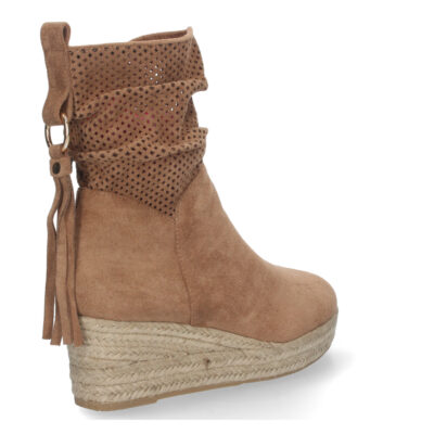 Botines con Cuña de Yute para Mujer. Cómodas - Imagen 4