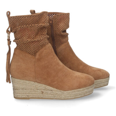 Botines con Cuña de Yute para Mujer. Cómodas - Imagen 5