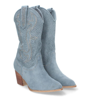 Bota Campera de Mujer con Tacón Cómodo
