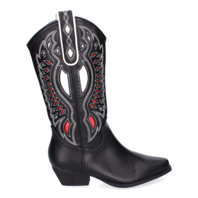 Botas Cowboy para Mujer con Detalles en la Caña - Imagen 2