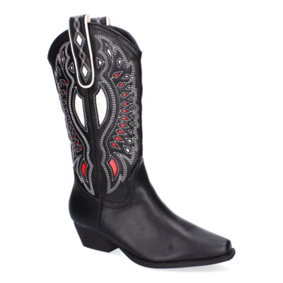 Botas Cowboy para Mujer con Detalles en la Caña - Imagen 3