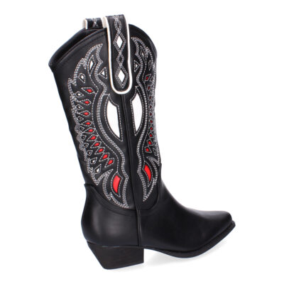 Botas Cowboy para Mujer con Detalles en la Caña - Imagen 4