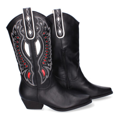 Botas Cowboy para Mujer con Detalles en la Caña - Imagen 5