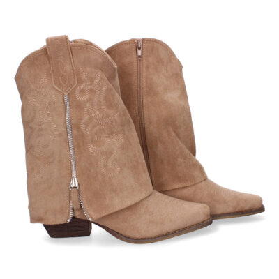 Botas de Tacón para Mujer, Estilo Cowboy Polaina, Comodas y Elegantes - Imagen 5