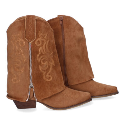 Botas de Tacón para Mujer, Estilo Cowboy Polaina, Comodas y Elegantes - Imagen 5