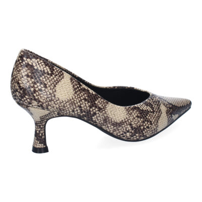 Zapatos de Salón Tacón Fino para Mujer, Estampado de Serpiente - Imagen 4