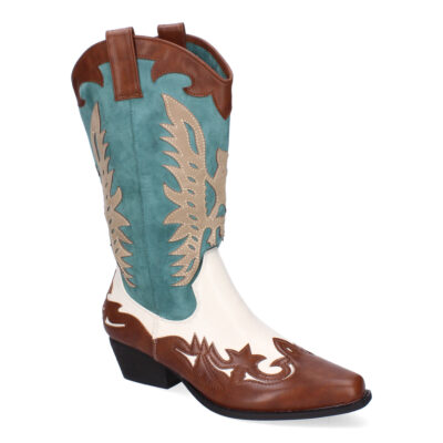 Botas Cowboy para Mujer, Caladas con Detalles Perforados - Imagen 3