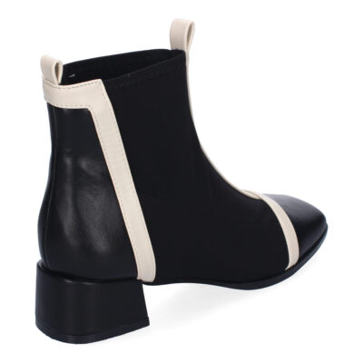 Botines de Mujer, Comodos Material Elastico, Elegantes, Diseño Bicolor - Imagen 4