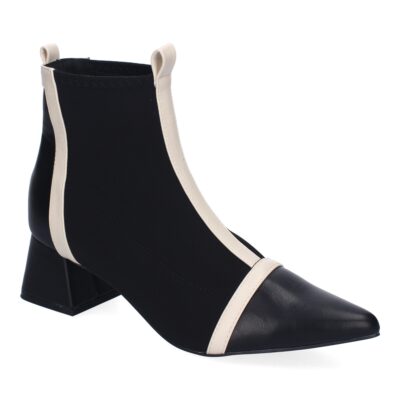 Botines de Tacón para Mujer, Comodos Material Elastico, Elegantes - Imagen 3