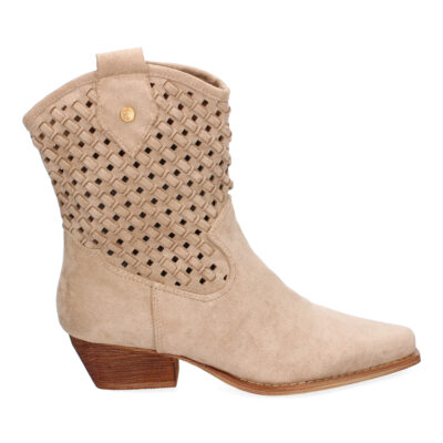 Botines de tacón para Mujer, Diseño Trenzado, Comodas y Elegantes, Caladas - Imagen 2