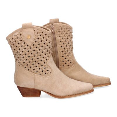 Botines de tacón para Mujer, Diseño Trenzado, Comodas y Elegantes, Caladas - Imagen 5