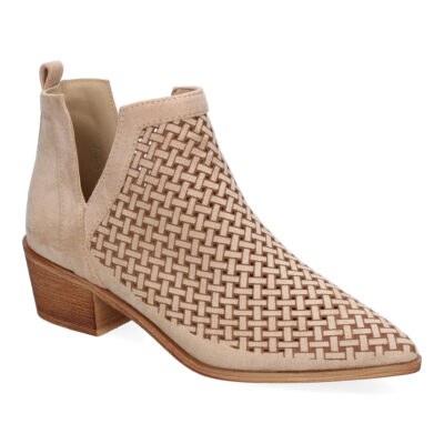 Botines de Mujer Calados, Comodos, Diseño Trenzado, Elegantes con Punta Fina - Imagen 3