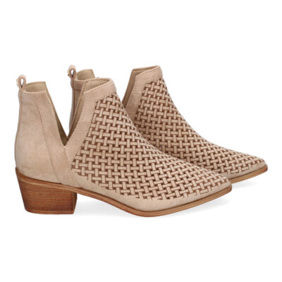 Botines de Mujer Calados, Comodos, Diseño Trenzado, Elegantes con Punta Fina - Imagen 5