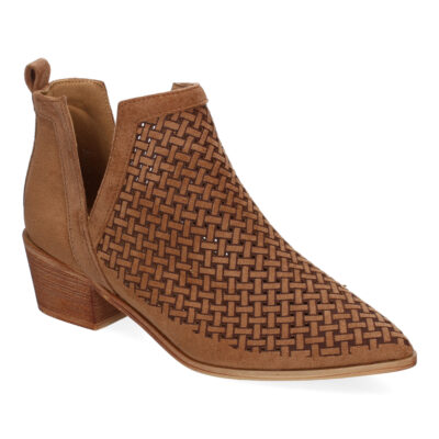 Botines de Mujer Calados, Comodos, Diseño Trenzado, Elegantes con Punta Fina - Imagen 3