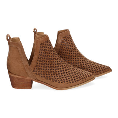 Botines de Mujer Calados, Comodos, Diseño Trenzado, Elegantes con Punta Fina - Imagen 5