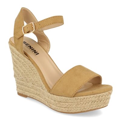 Sandalia de Cuña Estilo Ankle Strap con Yute y Hebilla - Imagen 2