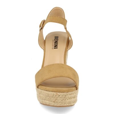 Sandalia de Cuña Estilo Ankle Strap con Yute y Hebilla - Imagen 3