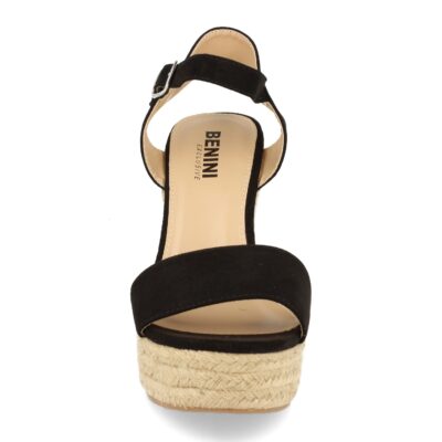 Sandalia de Cuña Estilo Ankle Strap con Yute y Hebilla - Imagen 3