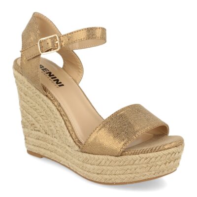 Sandalia de Cuña Estilo Ankle Strap con Yute y Hebilla - Imagen 2