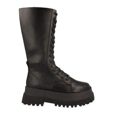 Bota de Plataforma con Cordones