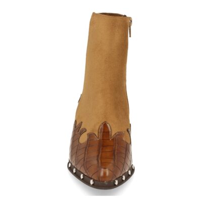 Botin de Tacon con Estamapdo de Cocodrilo y Tachuelas - Imagen 3