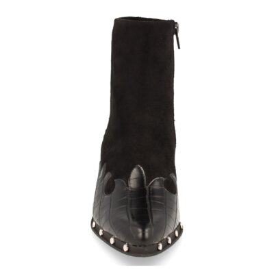 Botin de Tacon con Estamapdo de Cocodrilo y Tachuelas - Imagen 3