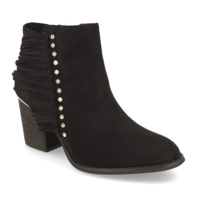 Botin de Tacon con Flecos y Piedras de Strass - Imagen 2