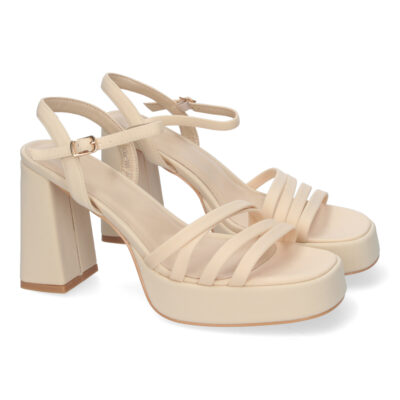 Sandalias Elegantes de Fiesta con Tacón Alto y Plataforma