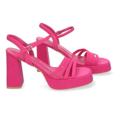 Sandalias Elegantes de Fiesta con Tacón Alto y Plataforma - Imagen 3