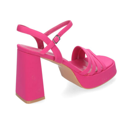 Sandalias Elegantes de Fiesta con Tacón Alto y Plataforma - Imagen 4