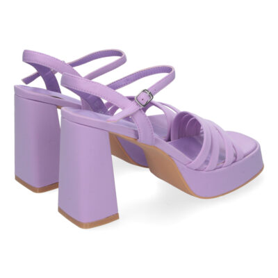 Sandalias Elegantes de Fiesta con Tacón Alto y Plataforma - Imagen 2
