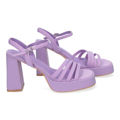 Sandalias Elegantes de Fiesta con Tacón Alto y Plataforma - Imagen 3
