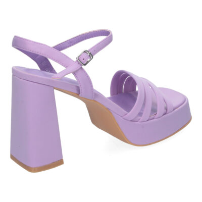 Sandalias Elegantes de Fiesta con Tacón Alto y Plataforma - Imagen 4