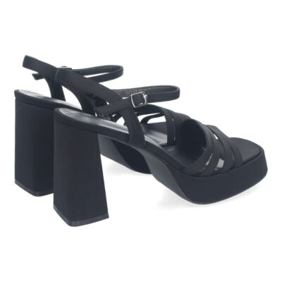 Sandalias Elegantes de Fiesta con Tacón Alto y Plataforma - Imagen 2