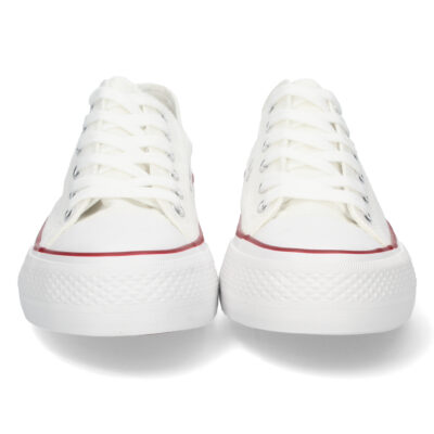 Zapatilla Plana de Lona con Cordones - Imagen 3