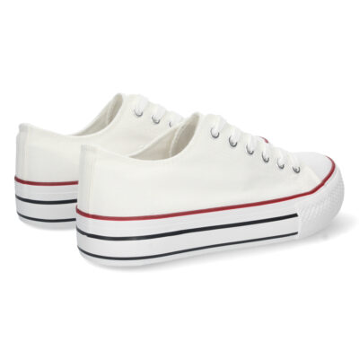 Zapatilla Plana de Lona con Cordones - Imagen 4