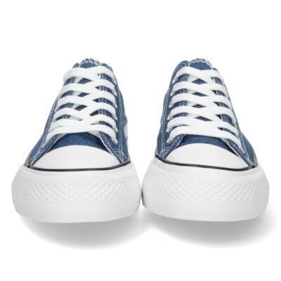 Zapatilla Plana de Lona con Cordones - Imagen 3