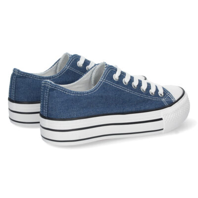 Zapatilla Plana de Lona con Cordones - Imagen 4