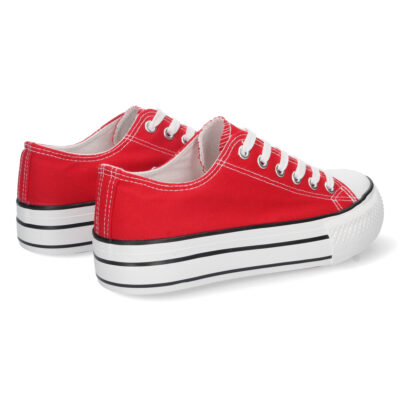 Zapatilla Plana de Lona con Cordones - Imagen 4