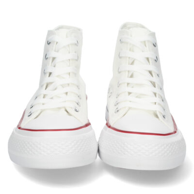 Zapatilla Abotinada de Lona con Cordones - Imagen 3