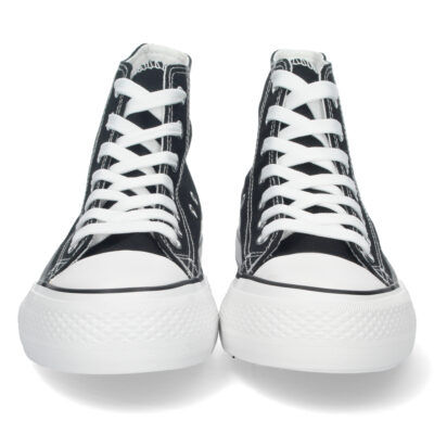 Zapatilla Abotinada de Lona con Cordones - Imagen 3