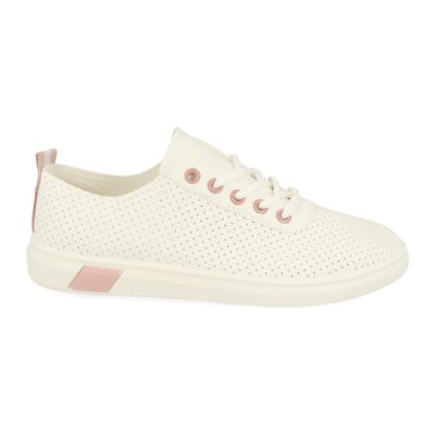 Zapatillas de Mujer Planas con Perforado Mil Puntos